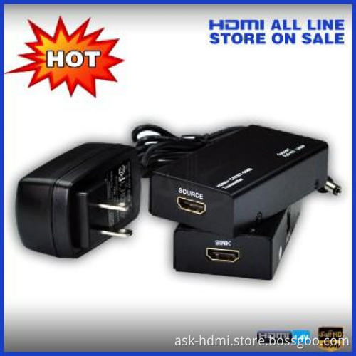60M HDMI Extender over CAT5 CAT6 with Ethernet transmition